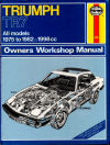 Triumph TR7 1975-1982 Haynes Service Repair Manual   USED