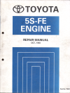 Toyota 5S-FE engine repair manual USED